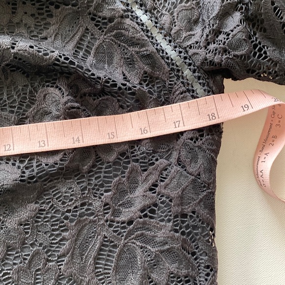 NWOT Lauren Ralph Lauren Lace Leather Trim - Picture 10 of 11